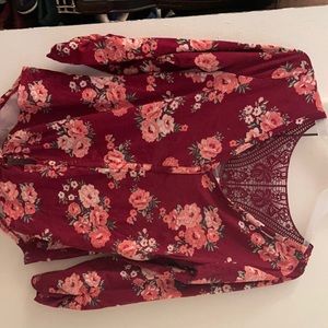 V Neck Longsleeve Croptop